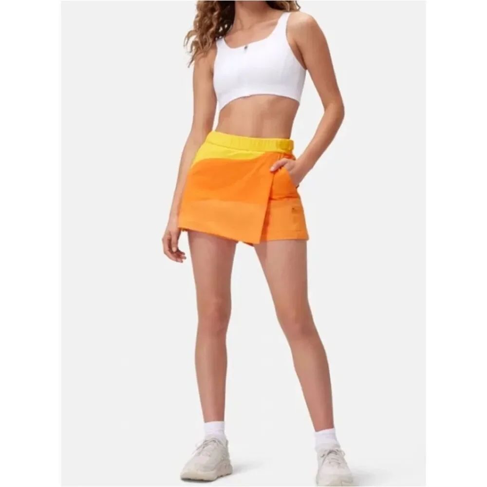 Outdoor Voices Rectrek Skort - Sunshine Yellow Orange, Size M